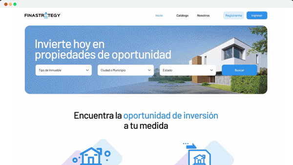 home ux ui website