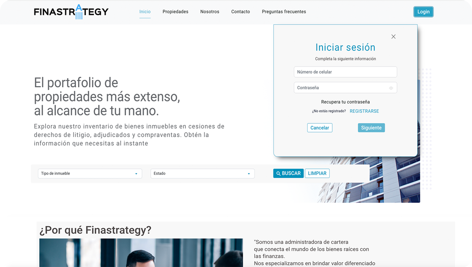 sitioweb antiguo finastrategy